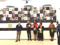 4. Il Direttore del MUSEO DELLA PERMANENTE l'Ambasciatrice della Costa d'Avorio 2019